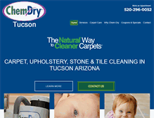 Tablet Screenshot of chemdryoftucson.com